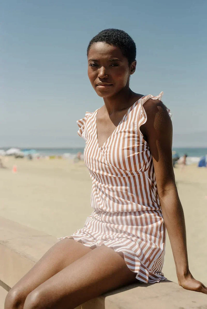 Aurea Women’s Ruffle Detail Romper