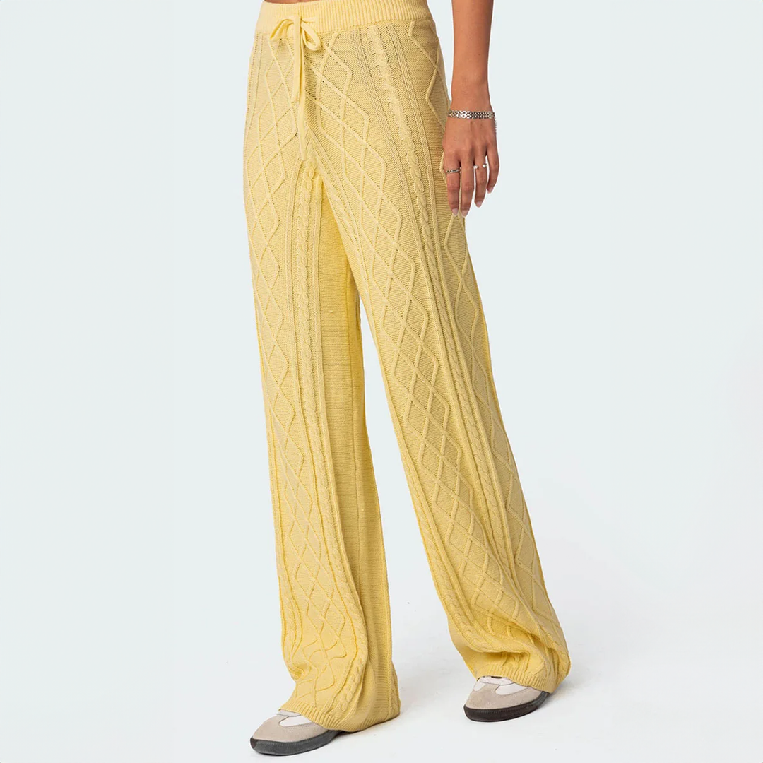 Amara Knit Wide-Leg Pants