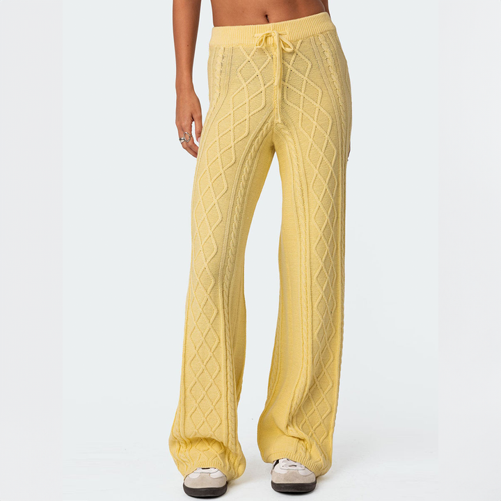 Amara Knit Wide-Leg Pants