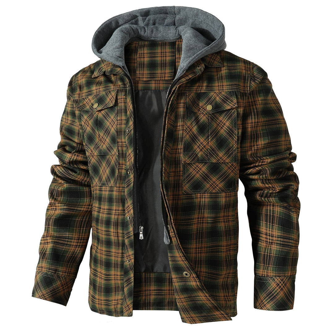 TrailGuard Hooded Flannel Jacket (4 Designs) - Benson & Clark