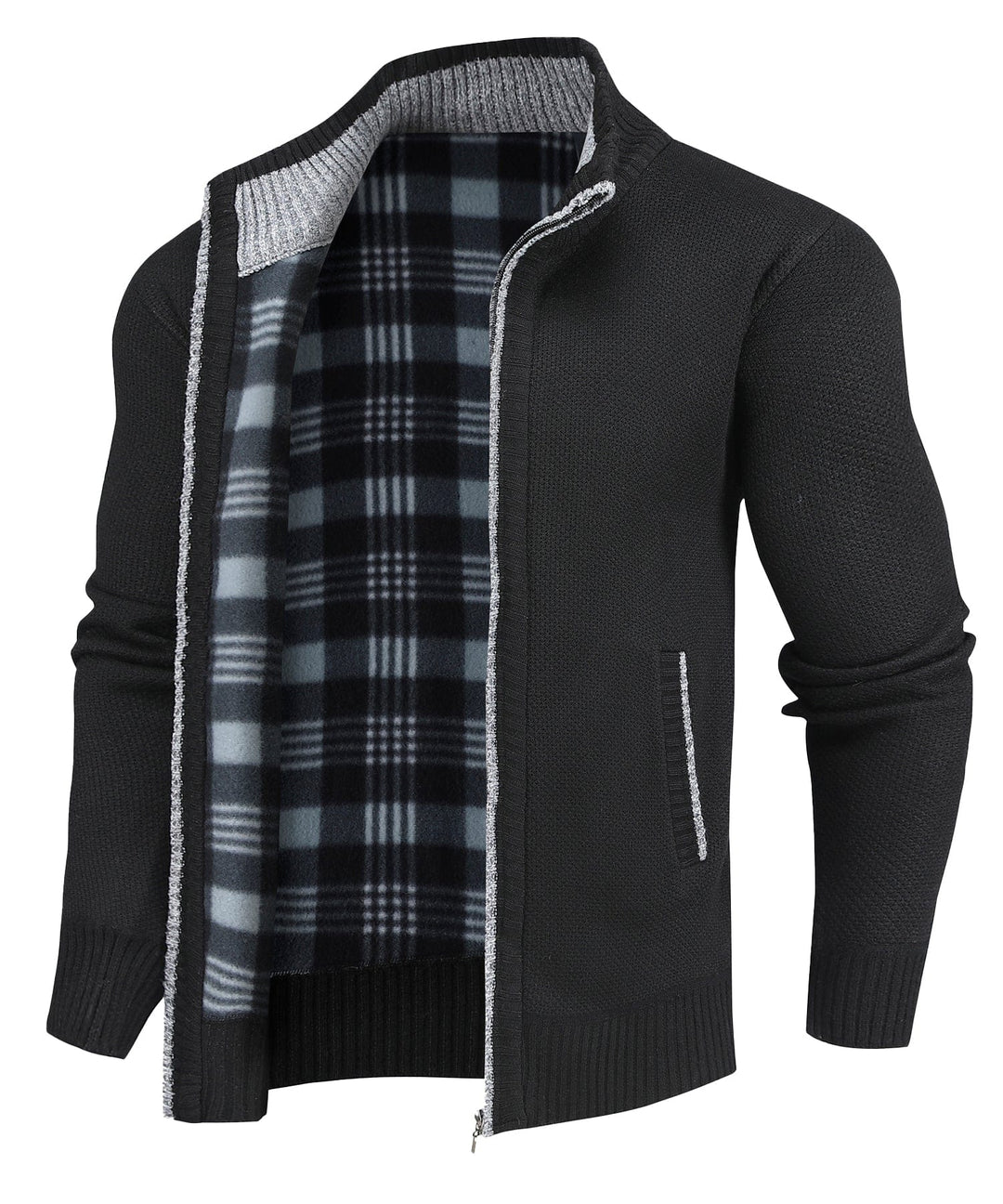 Ridgeway Flannel Lined Sweater (5 Designs) - Benson & Clark