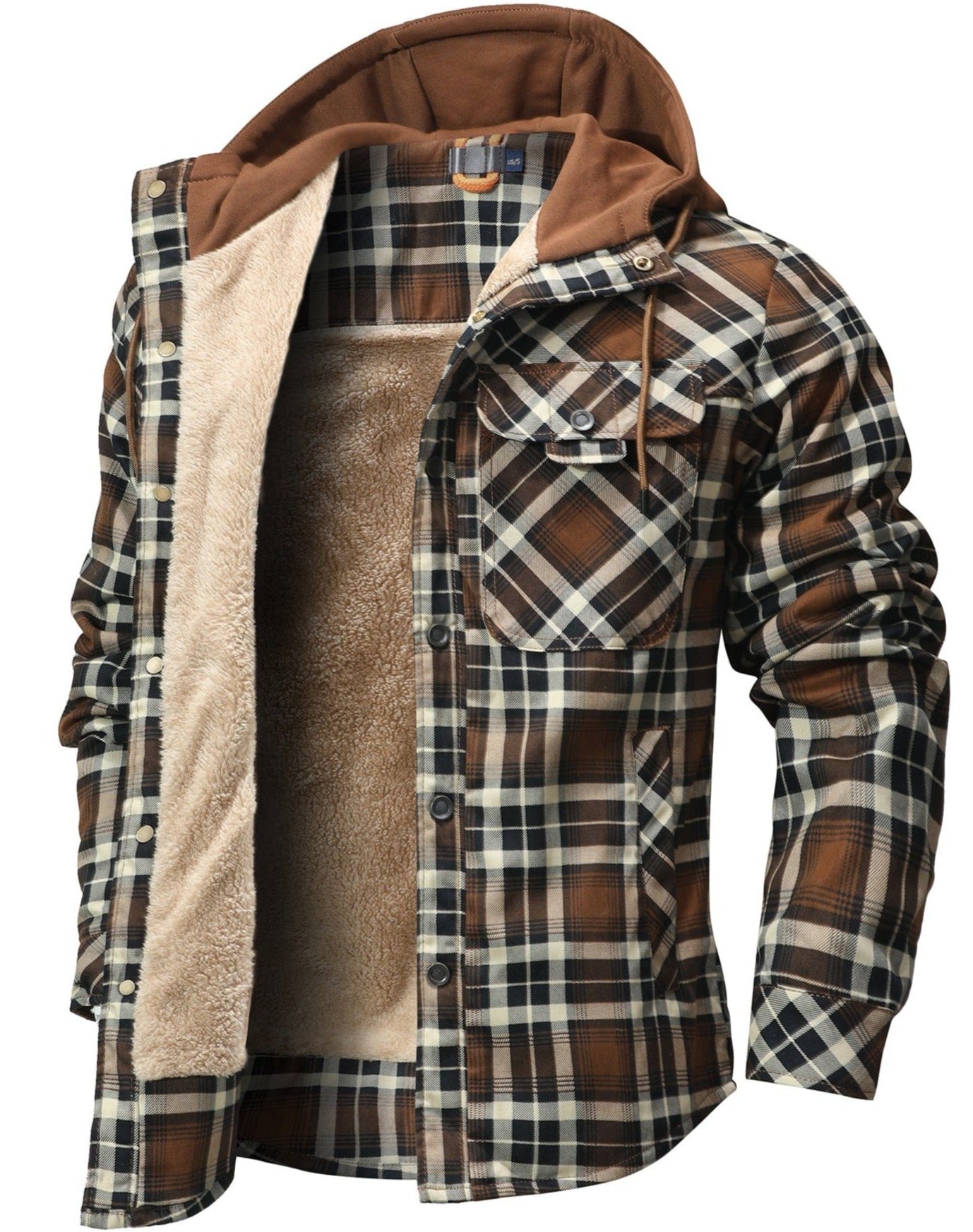 Highlander Hooded Flannel Jacket (9 Designs) | Benson & Clark