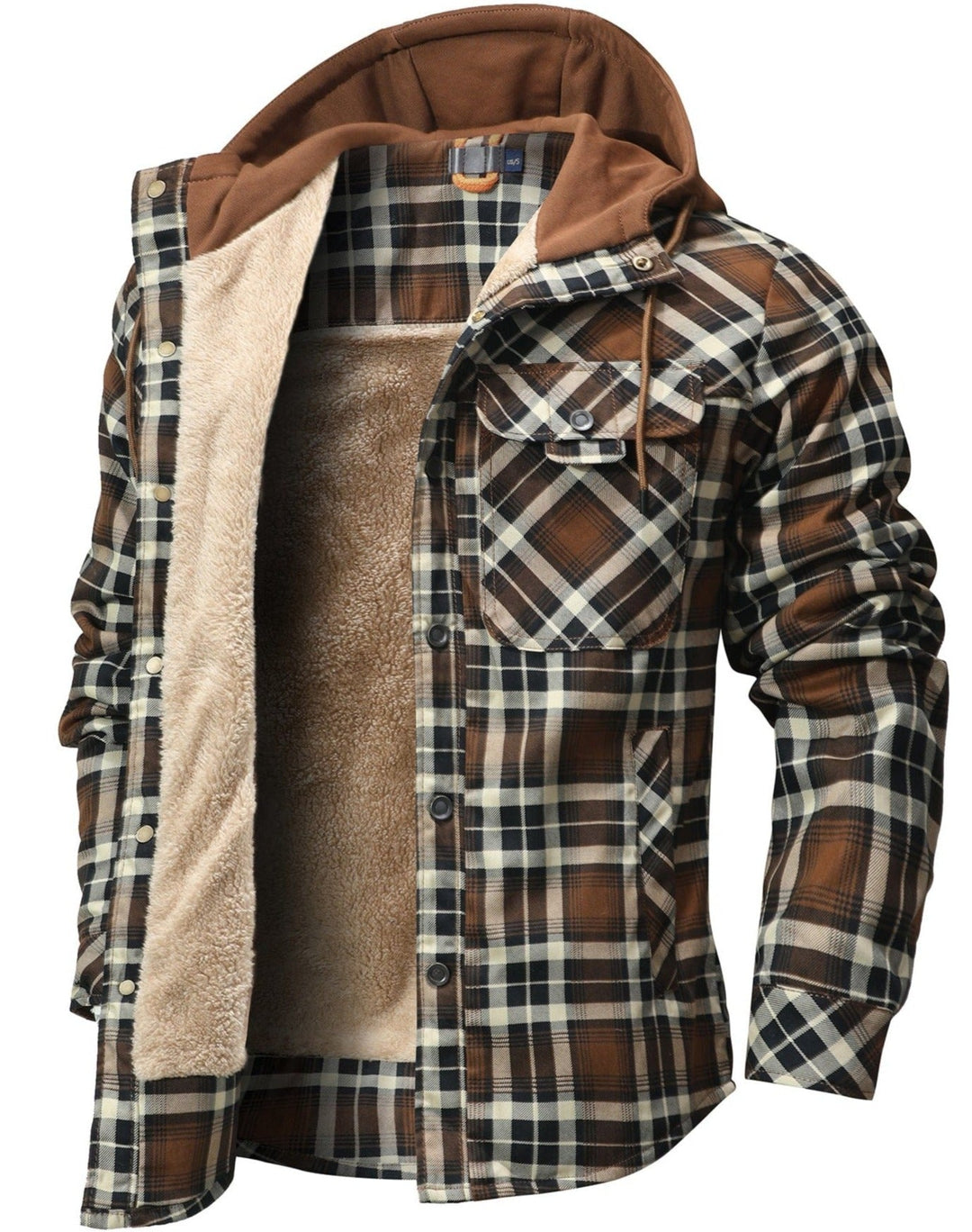 Highlander Hooded Flannel Jacket (9 Designs) - Benson & Clark