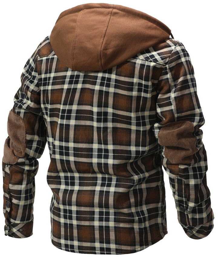 Highlander Hooded Flannel Jacket (9 Designs) - Benson & Clark