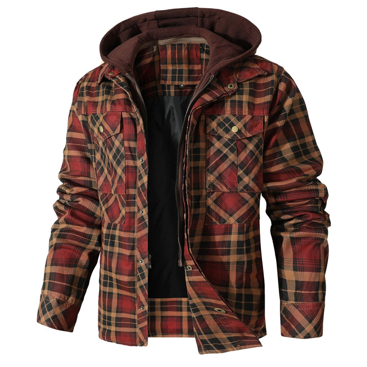 TrailGuard Hooded Flannel Jacket (4 Designs) - Benson & Clark