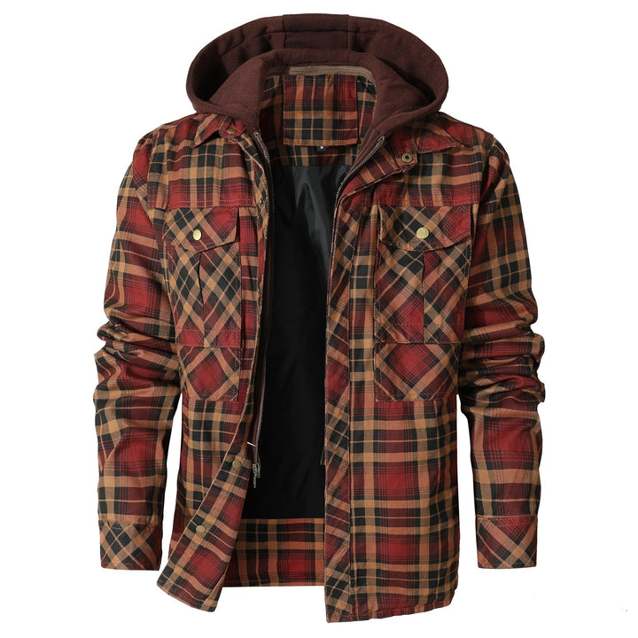 TrailGuard Hooded Flannel Jacket (4 Designs) - Benson & Clark