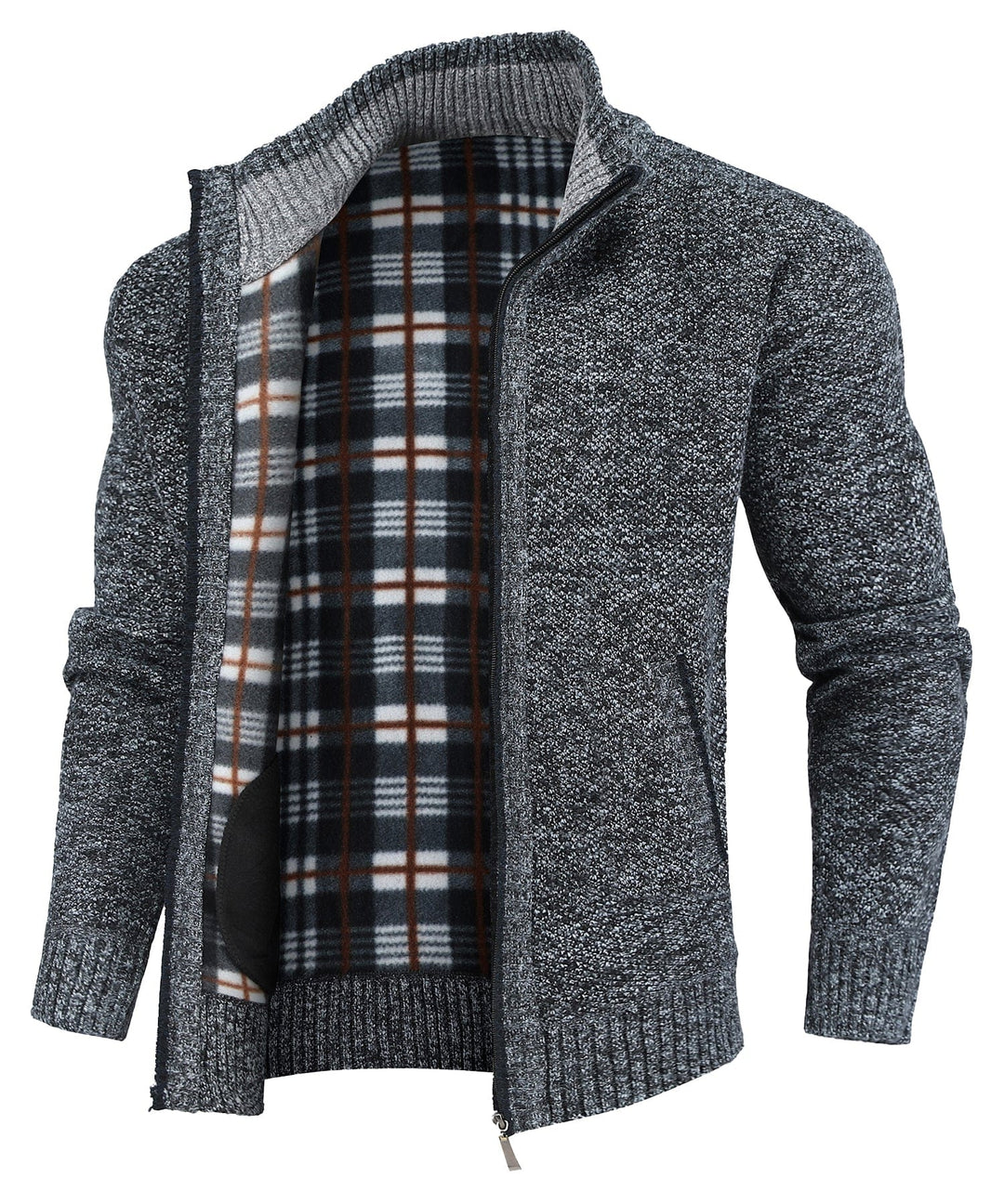 Ridgeway Flannel Lined Sweater (5 Designs) - Benson & Clark