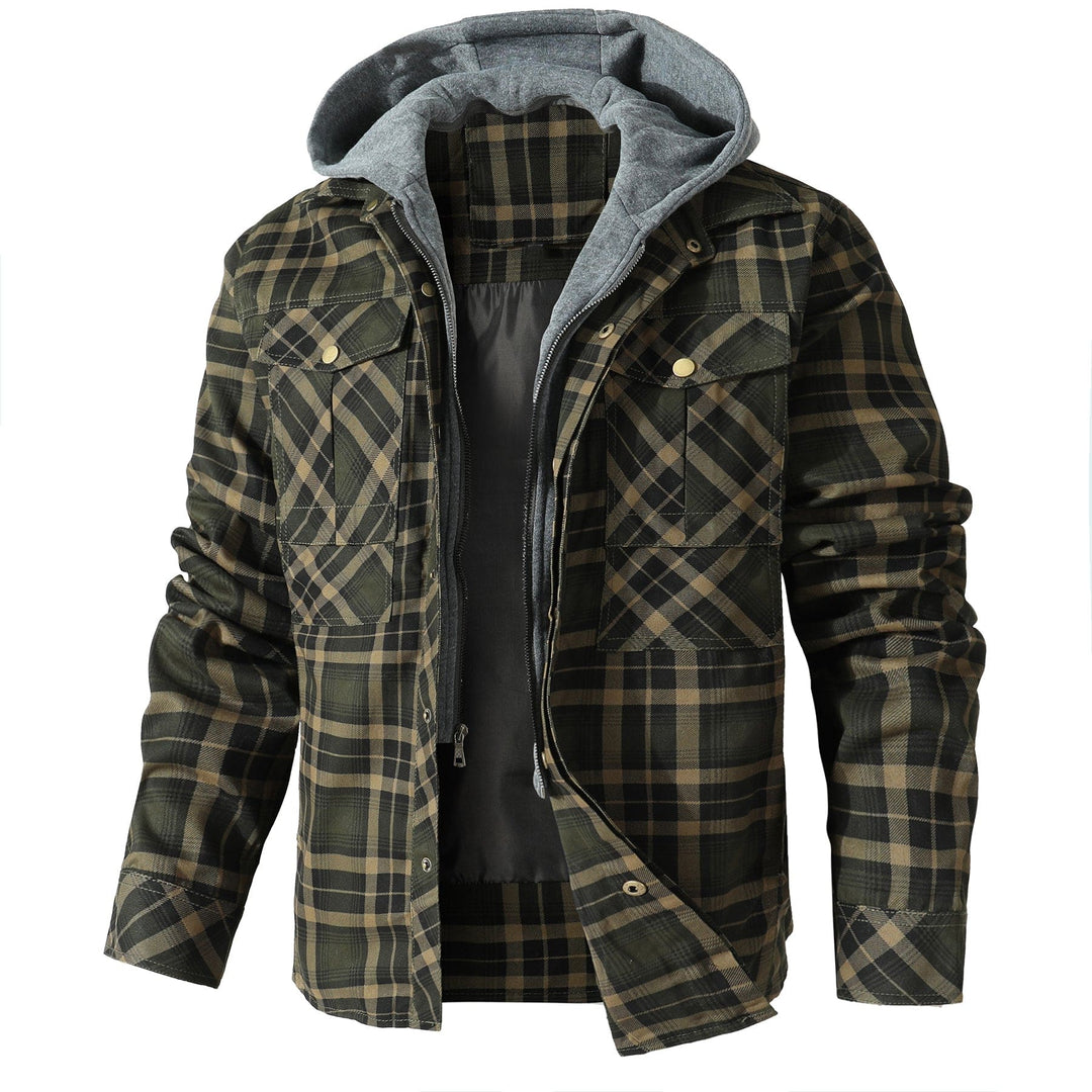 TrailGuard Hooded Flannel Jacket (4 Designs) - Benson & Clark