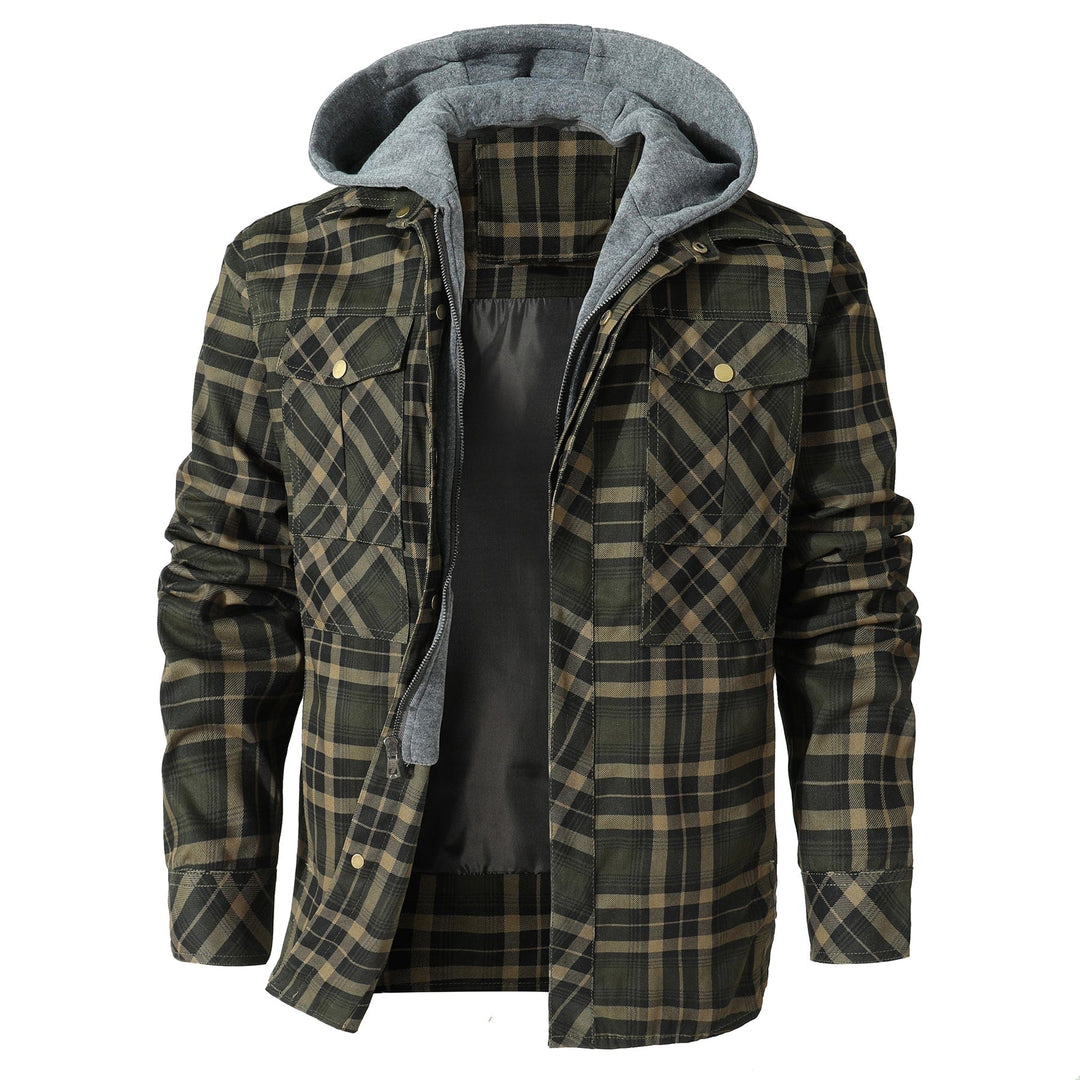 TrailGuard Hooded Flannel Jacket (4 Designs) - Benson & Clark