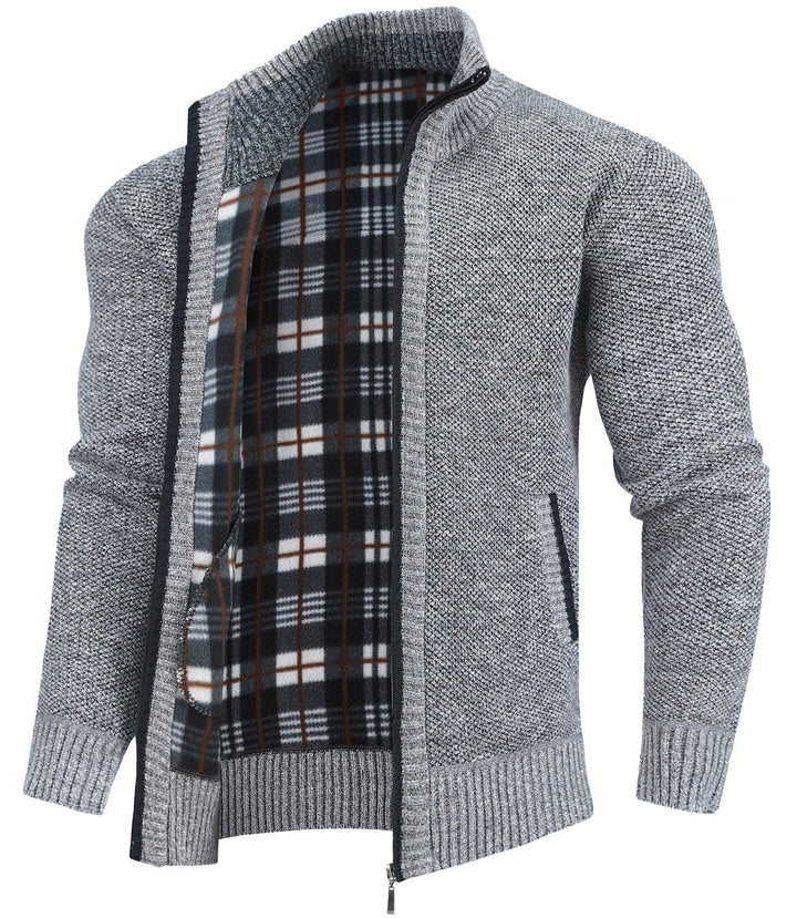 Ridgeway Flannel Lined Sweater (5 Designs) - Benson & Clark