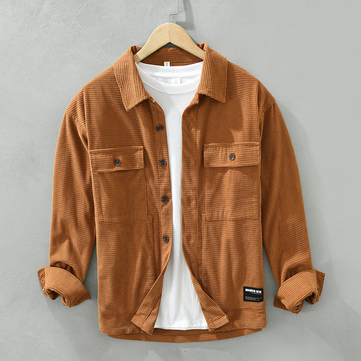 Men’s Corduroy Button-Up Shirt