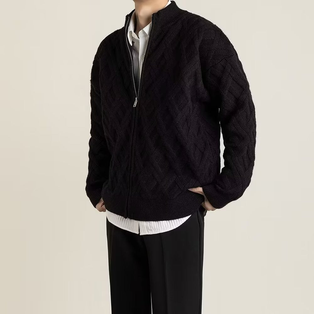 Elric Knitted Zip Sweater
