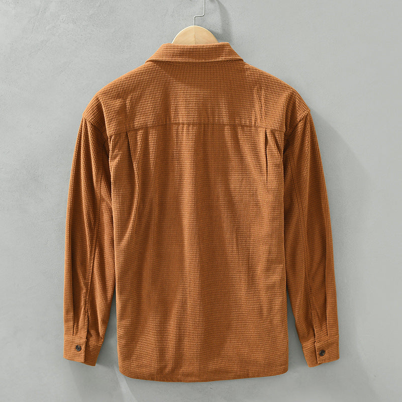 Men’s Corduroy Button-Up Shirt