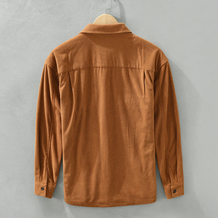 Men’s Corduroy Button-Up Shirt