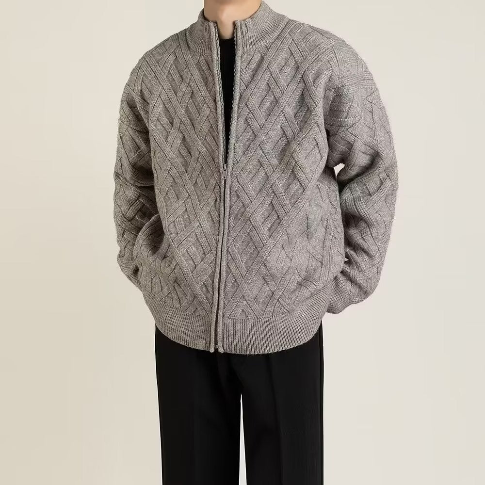 Elric Knitted Zip Sweater