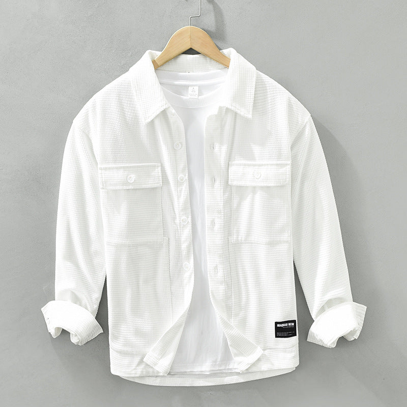 Men’s Corduroy Button-Up Shirt