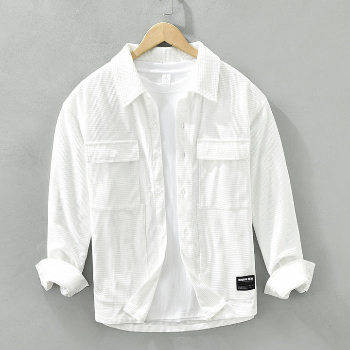 Men’s Corduroy Button-Up Shirt