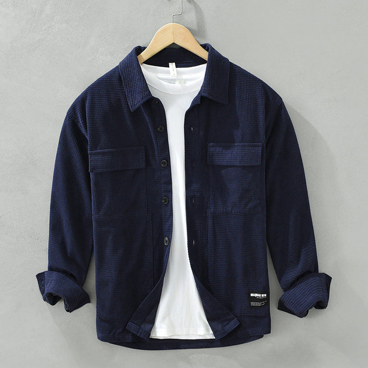 Men’s Corduroy Button-Up Shirt