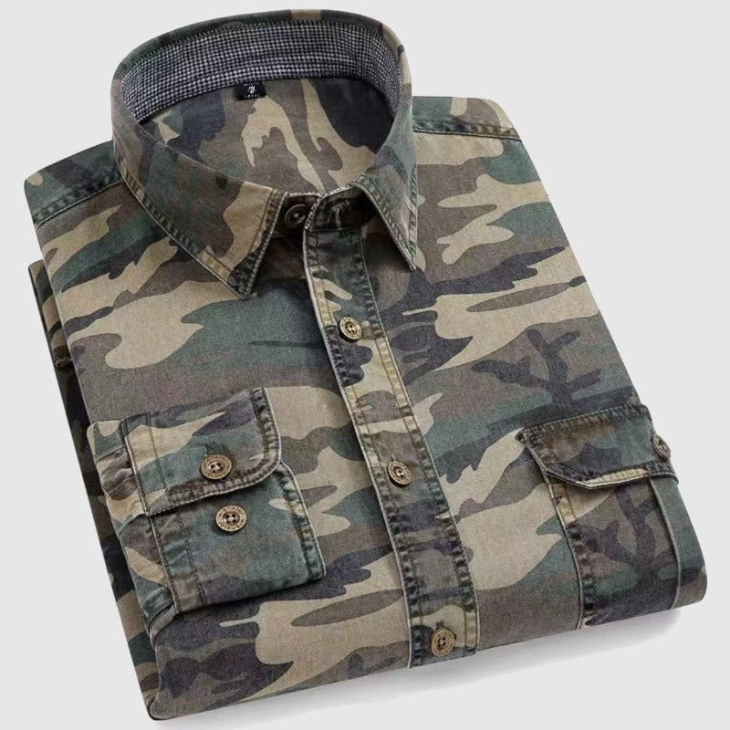 Jaxon Camo Long Sleeve - Benson & Clark