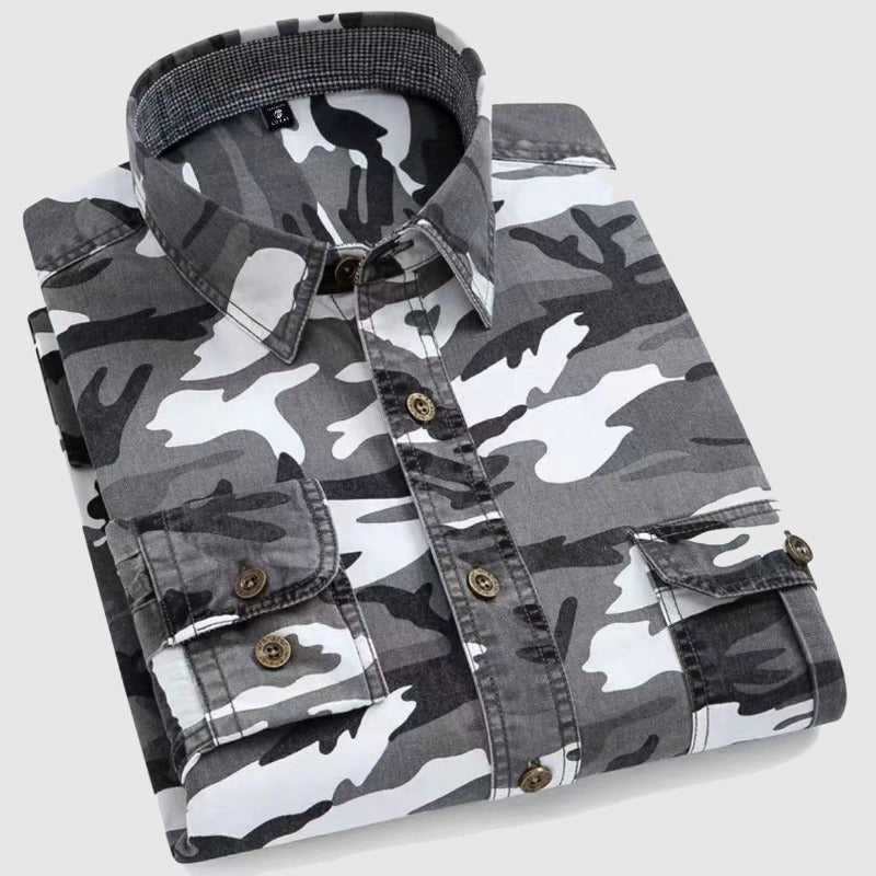 Jaxon Camo Long Sleeve - Benson & Clark