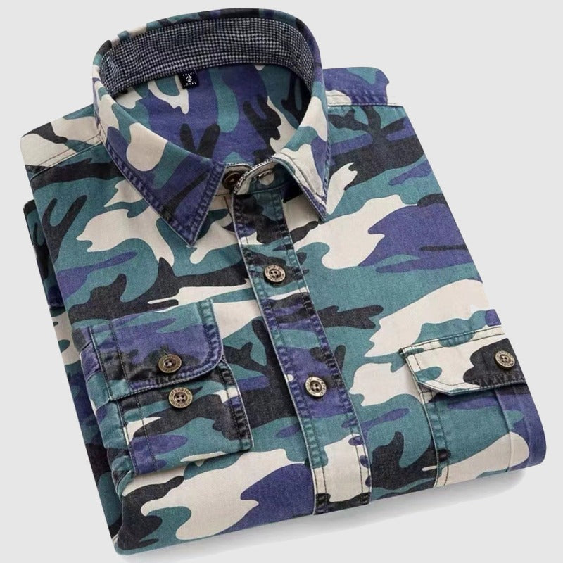 Jaxon Camo Long Sleeve - Benson & Clark