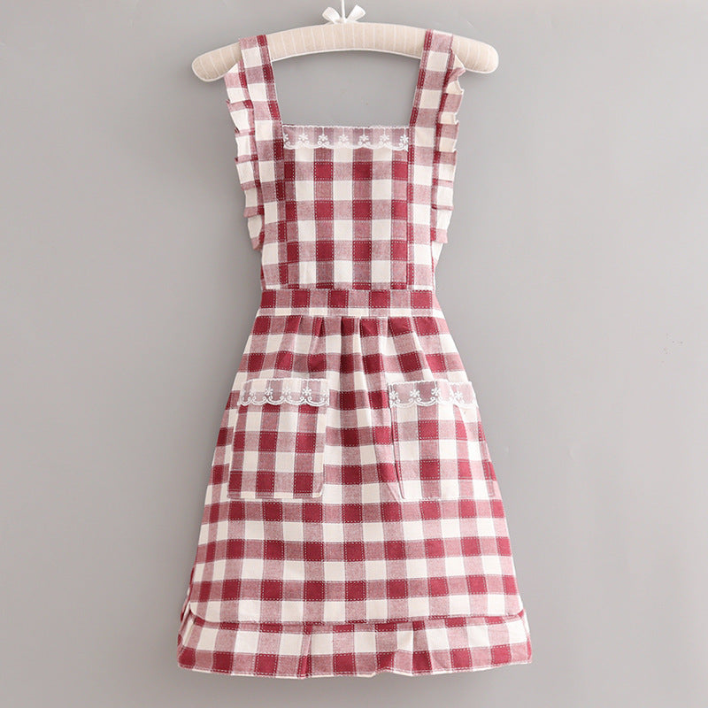 Plaid Farmhouse Apron