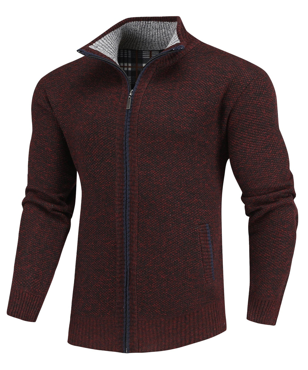 Ridgeway Flannel Lined Sweater (5 Designs) - Benson & Clark