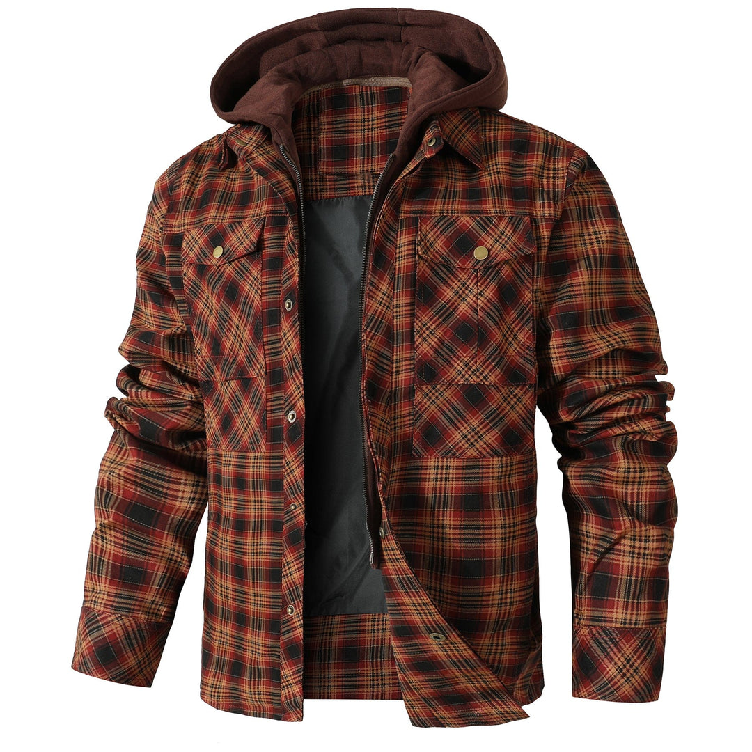 TrailGuard Hooded Flannel Jacket (4 Designs) - Benson & Clark