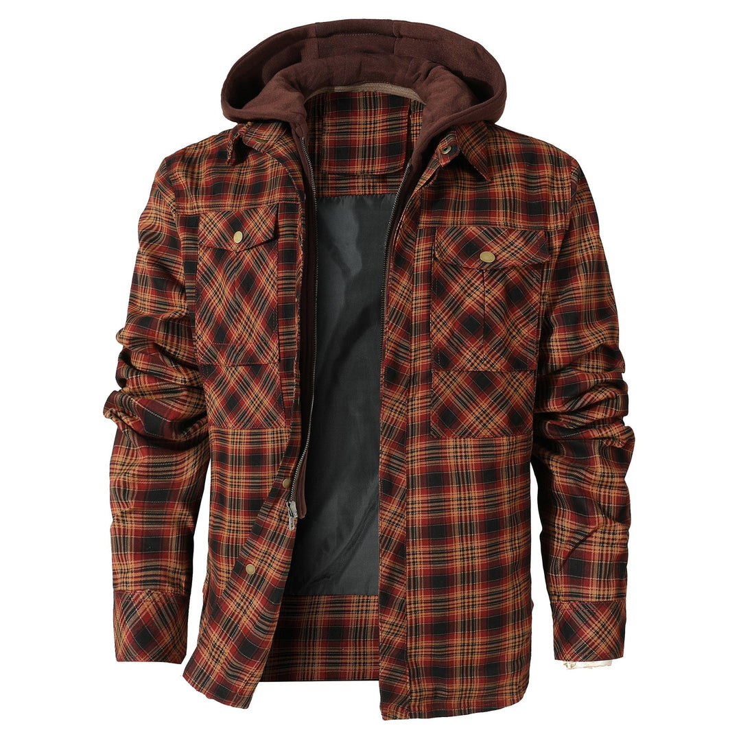 TrailGuard Hooded Flannel Jacket (4 Designs) - Benson & Clark