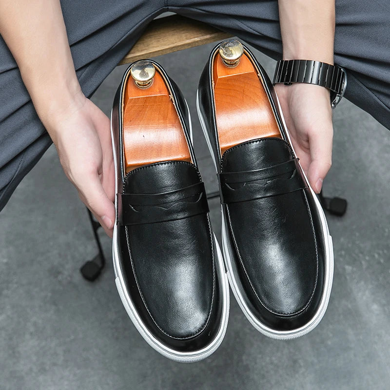 Calvano Leather Loafers