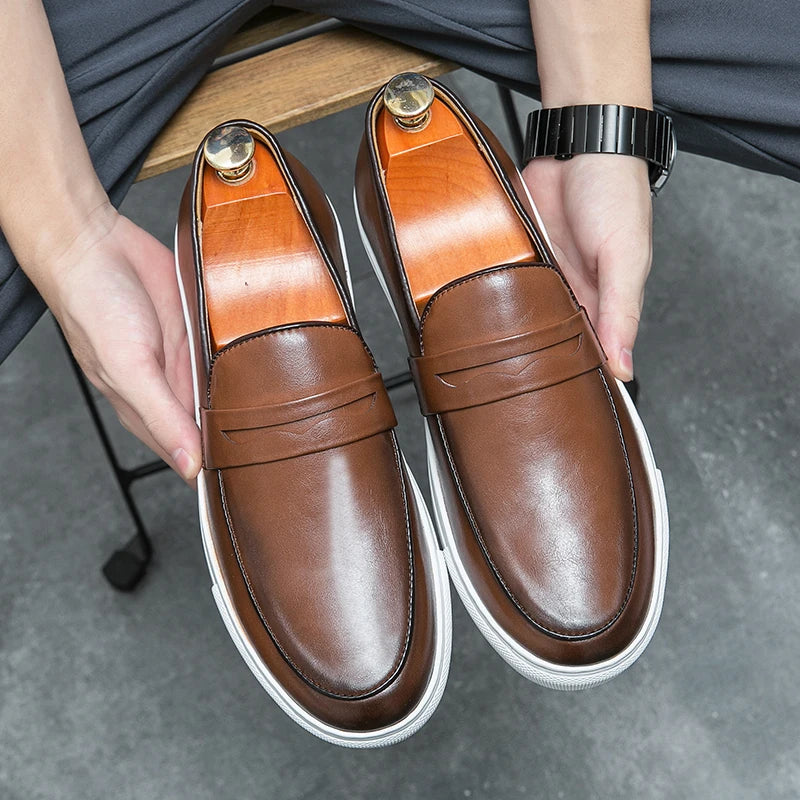 Calvano Leather Loafers