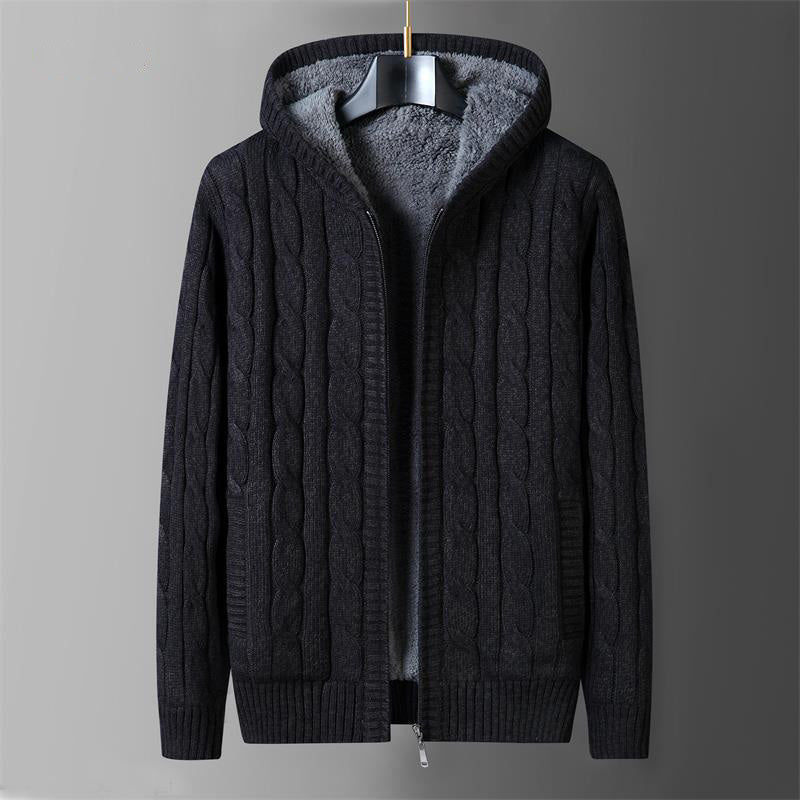 Milano Knit Hooded Sweater