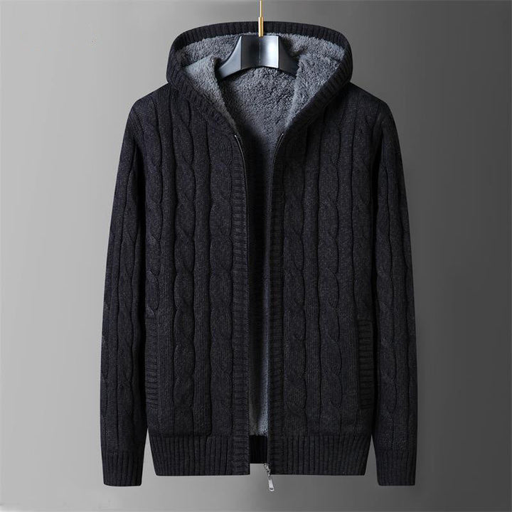 Milano Knit Hooded Sweater