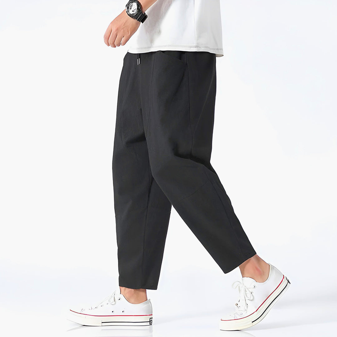 Milano Cropped Cotton Pants