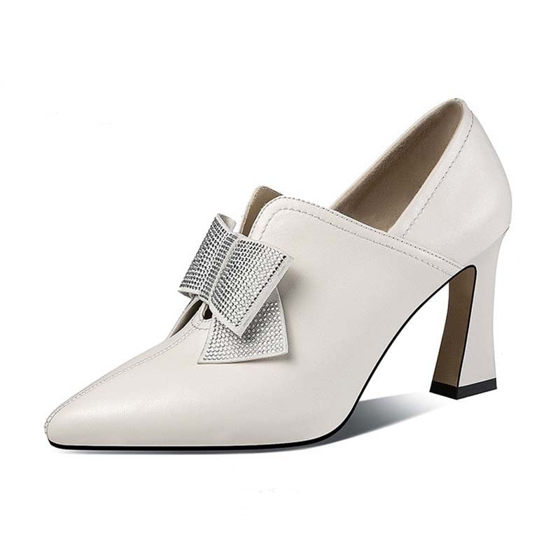 Elegant heels with bow - Benson & Clark