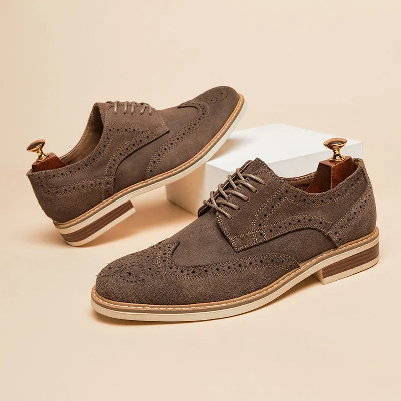 Verona Suede Wingtip Oxford