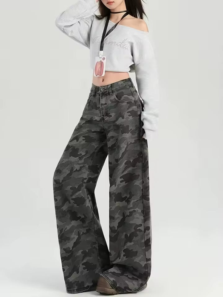Siena Camo Denim Jeans