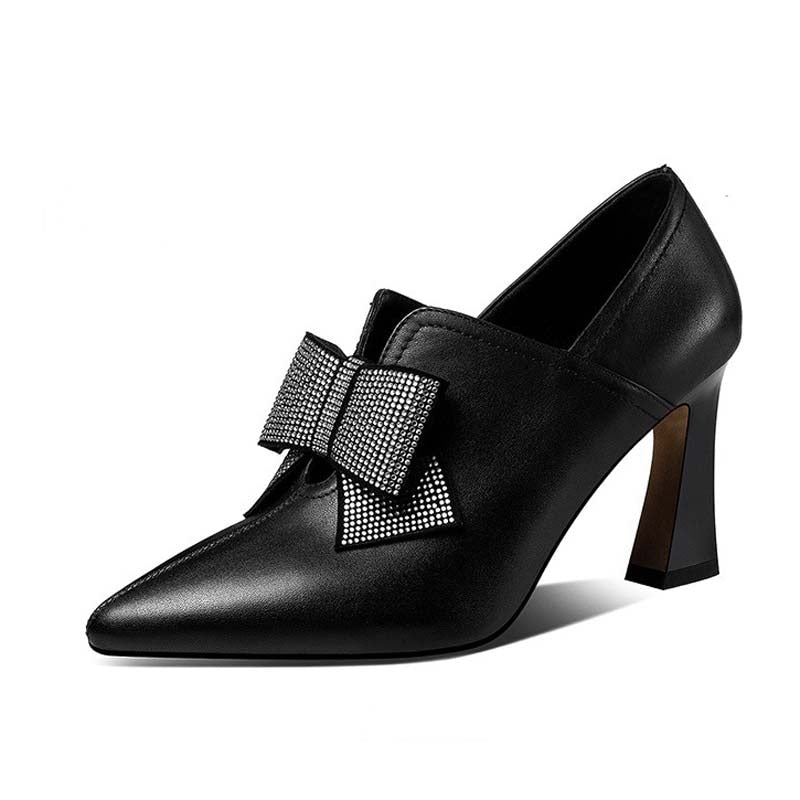 Elegant heels with bow - Benson & Clark