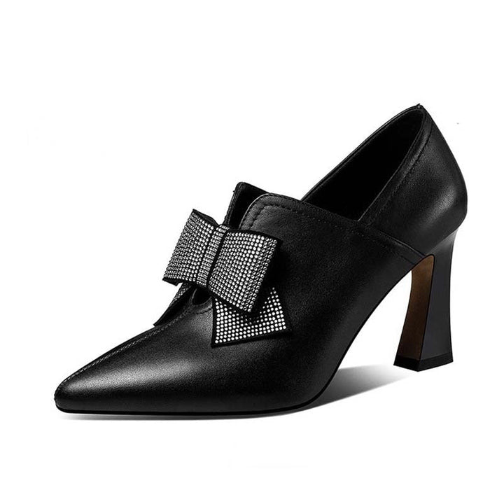 Elegant heels with bow - Benson & Clark