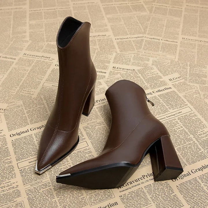 Verona Chrome Tip Chelsea Boots