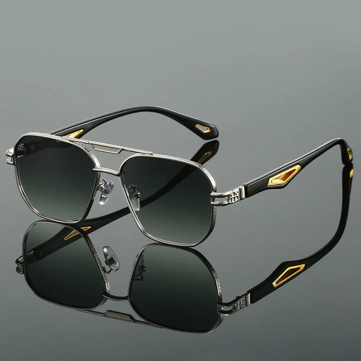 Larenzo Metal Frame Sunglasses