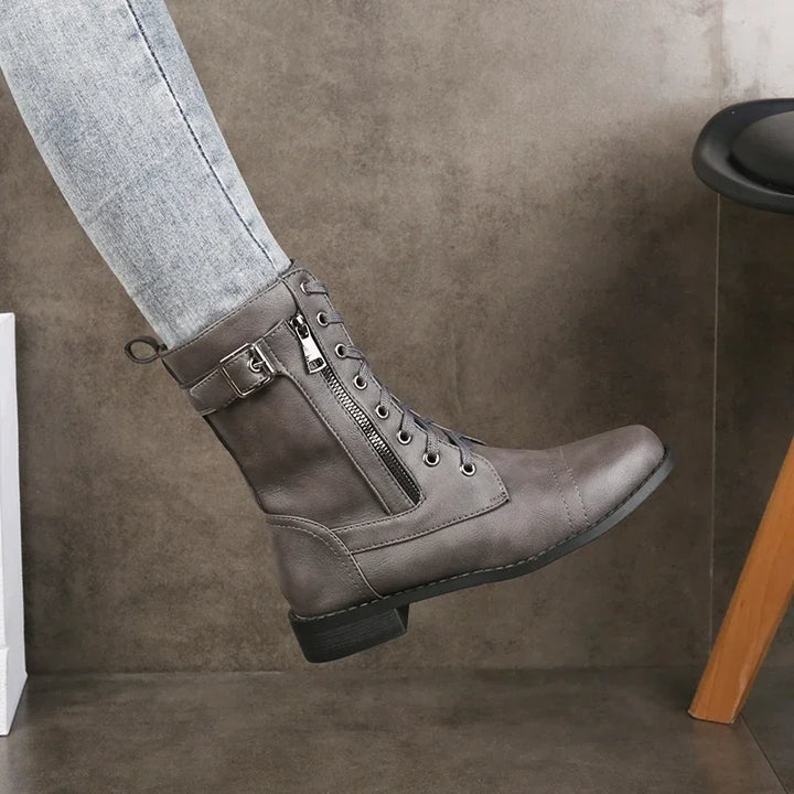Verona Moto Buckle Boots