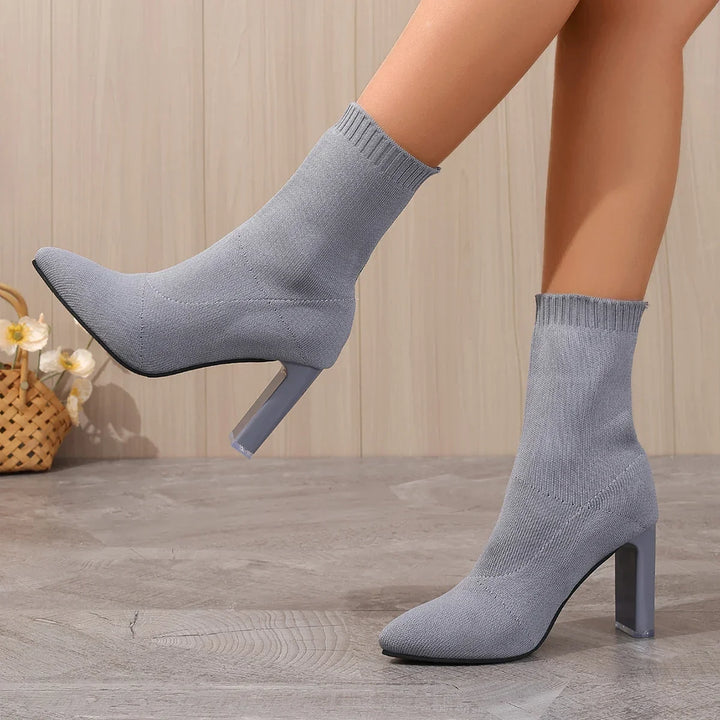 Ravenna Knitted Heel Boots