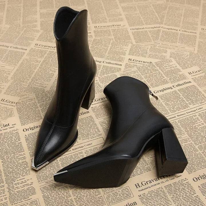 Verona Chrome Tip Chelsea Boots