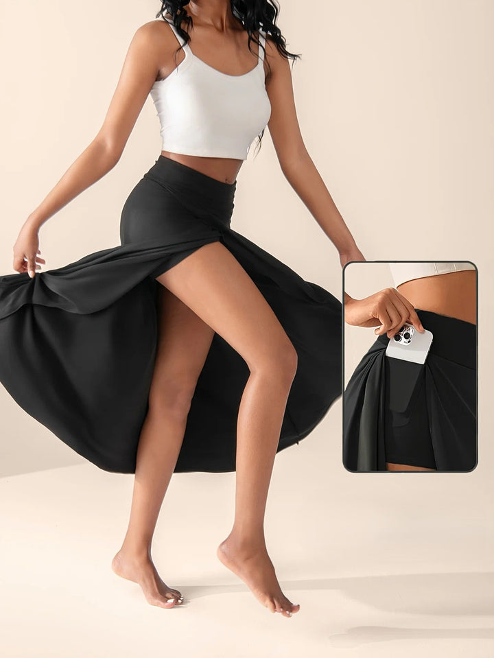 Valencia Flared Wrap Skirt