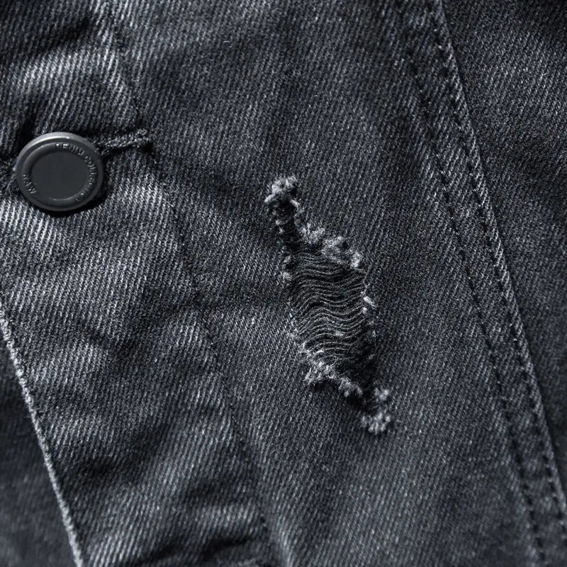 Men’s 2-in-1 Denim Jacket with Removable Inner Layer