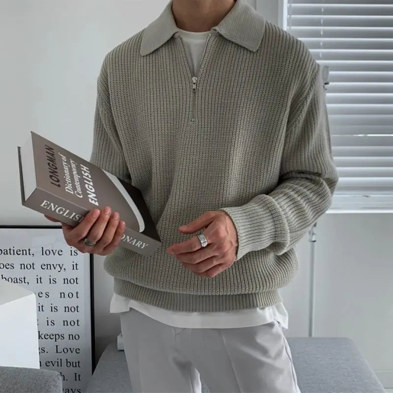 Hadleigh Quarter Zip Sweater