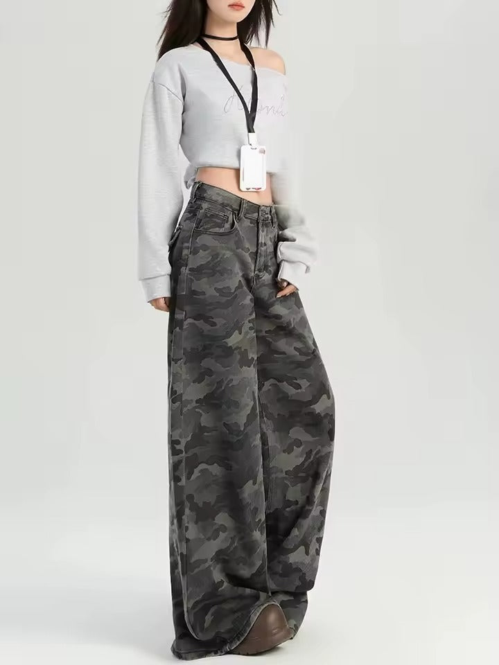 Siena Camo Denim Jeans