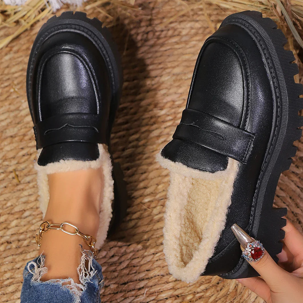 Como Sherpa Platform Loafers