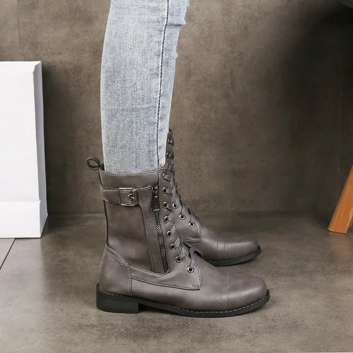 Verona Moto Buckle Boots